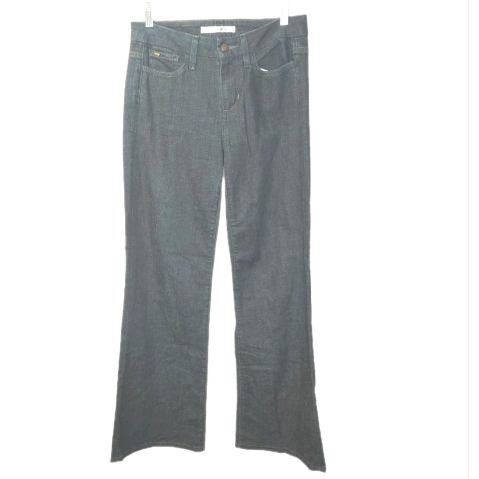 Joe's Jeans Maturity Wide Leg Muse Pants Woman Sz 28 Bardot Blue Denim 30 X 31